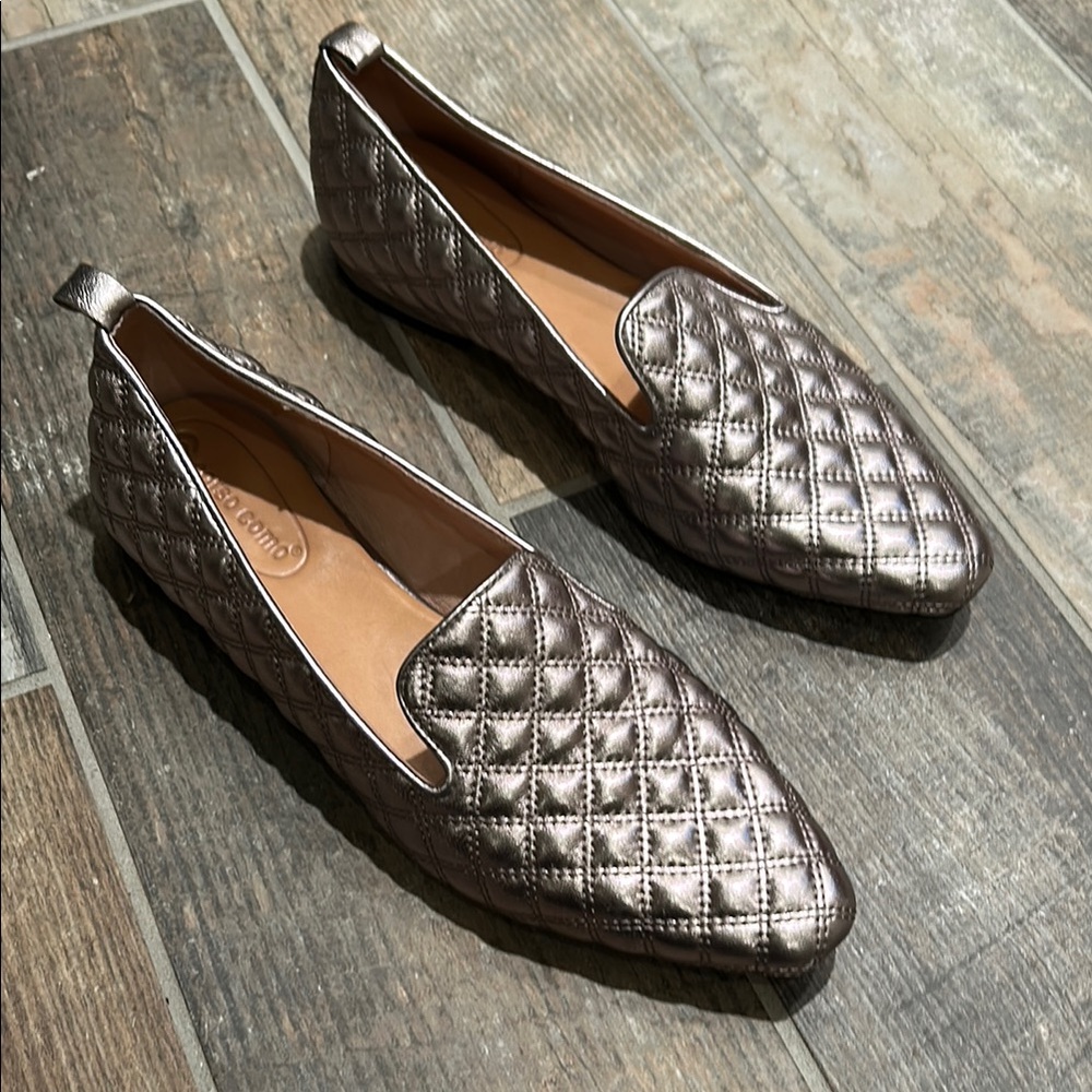Corso Como Bronze Flats with Elegant Design